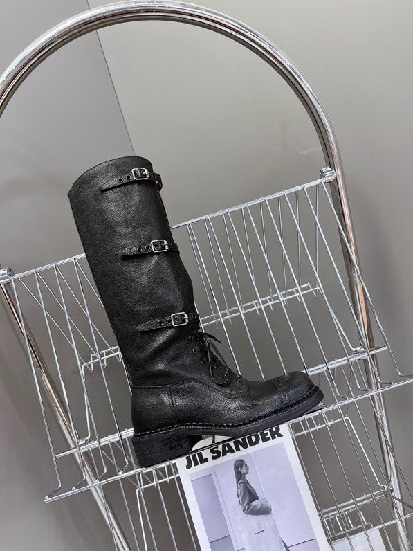 Сапоги кожаные женские фото 8