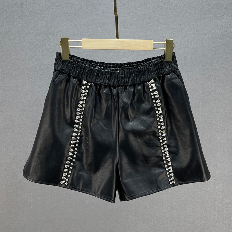 Women's leather shorts, Spring summer, free