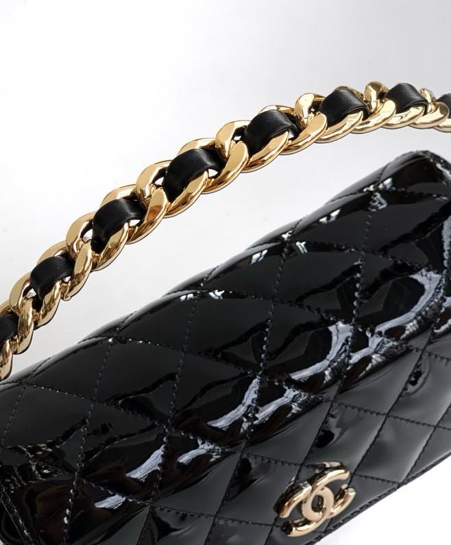 Сумка кожаная CHANEL 25P 18 см фото 8