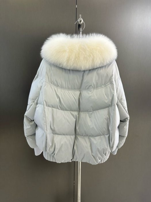 Down jacket from fox fur фото 7