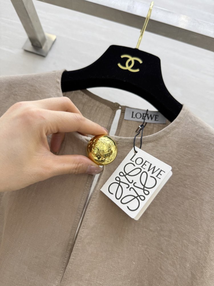 Linseed dress in French style from short sleeves фото 6