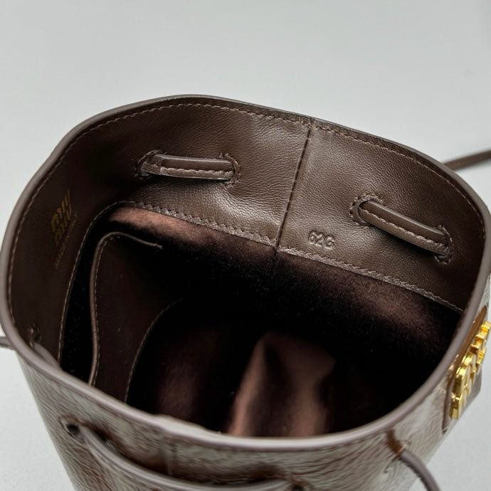 Сумка кожаная женская Pouch De Ante Verde 17 см фото 9