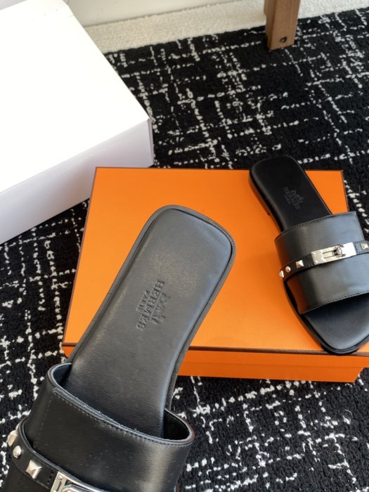 Шлепанцы женские Hermes Kelly фото 8