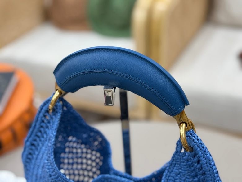 Плетені кругла сумка Chloe The Summer Banana 21 см фото 7