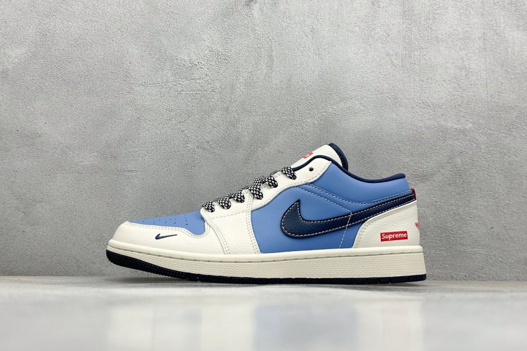 Кроссовки Air Jordan 1 Retro Low x Supreme