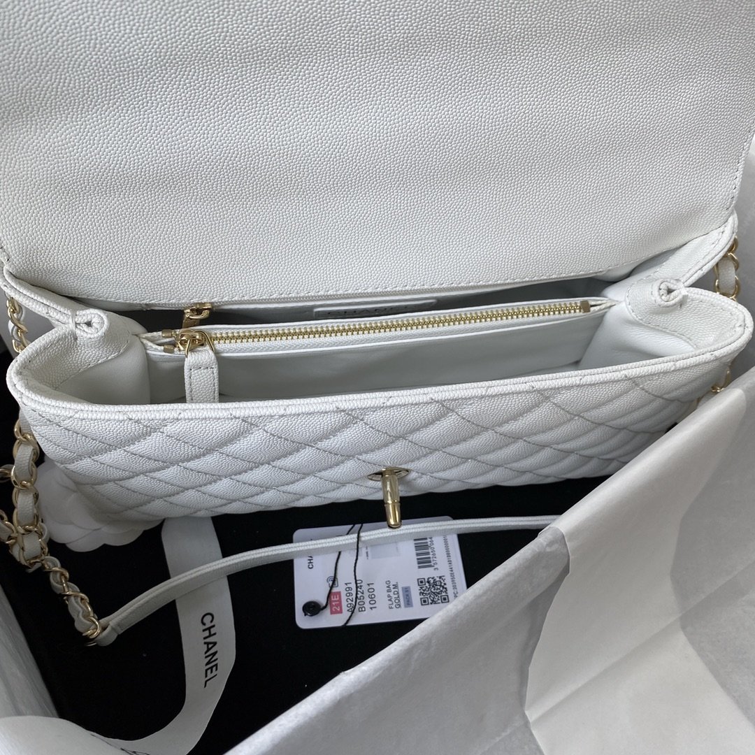 Сумка A92991 Coco handle flap 2way Shoulder Bag 18 см, белая фото 7