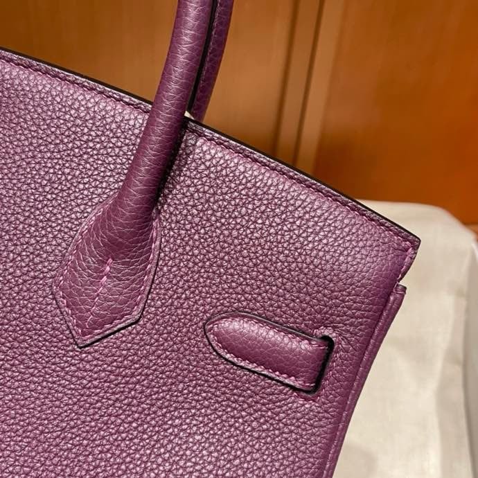 Сумка Birkin 30 в коже Togo фото 8