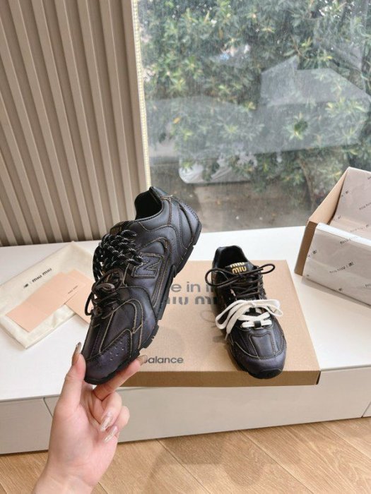 Sneakers leather Miu Miu x New Balance фото 6
