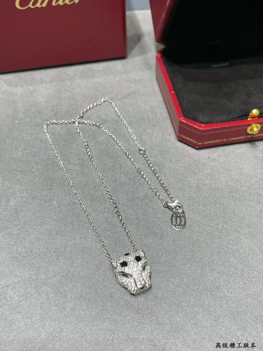 Necklace Cartier Spotted Leopard Head фото 5