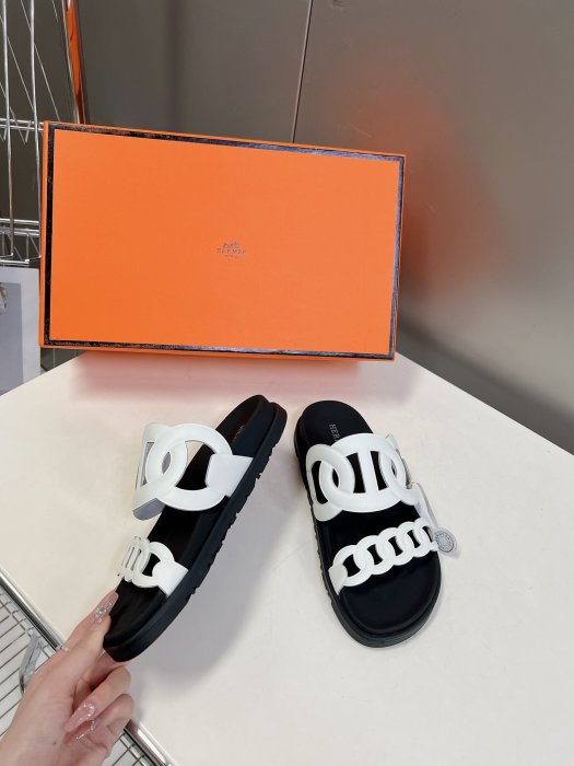 Шлепанцы Hermes Extra фото 4