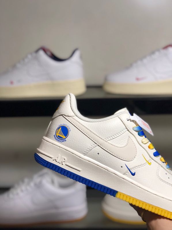 Кроссовки Air Force 1 07 Low Golden State Warrior Ukraine GS6638-150 Limited фото 8