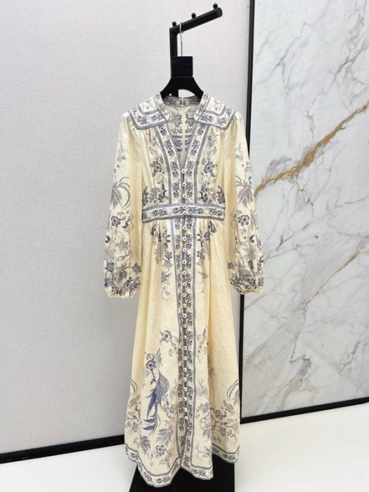 Dress from flower print