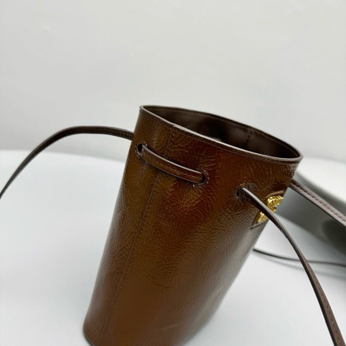 Сумка кожаная женская Pouch De Ante Verde 17 см фото 2