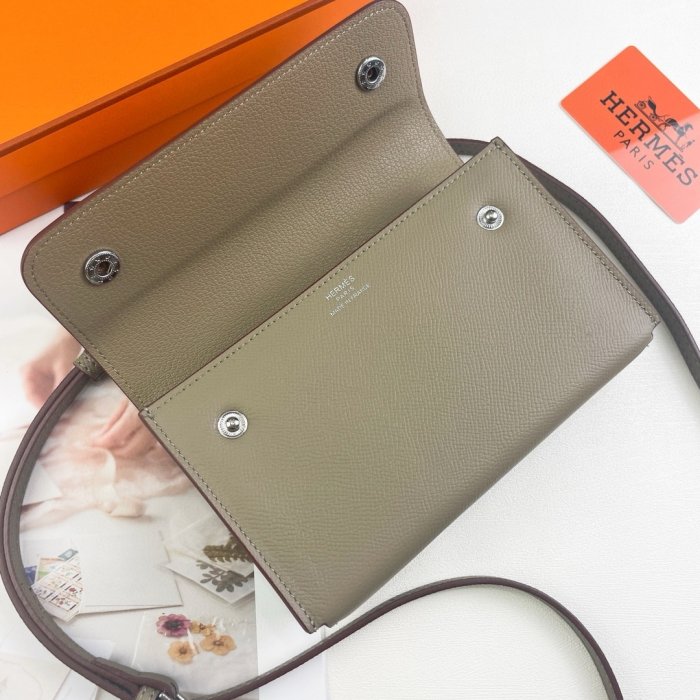 Сумка через плечо кожаная 18 см фото 3