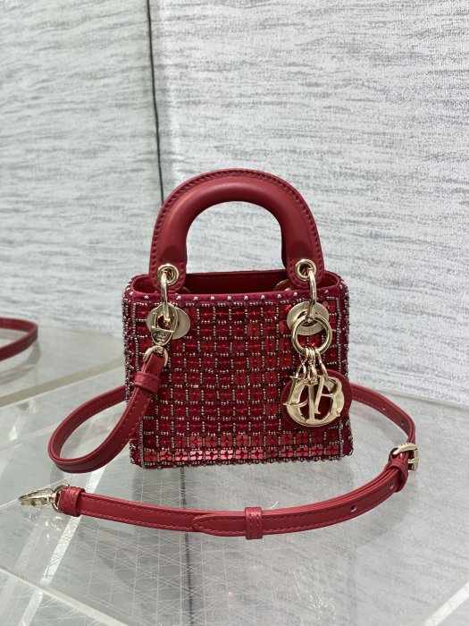 A bag women's Lady Dior Micro 12 cm
