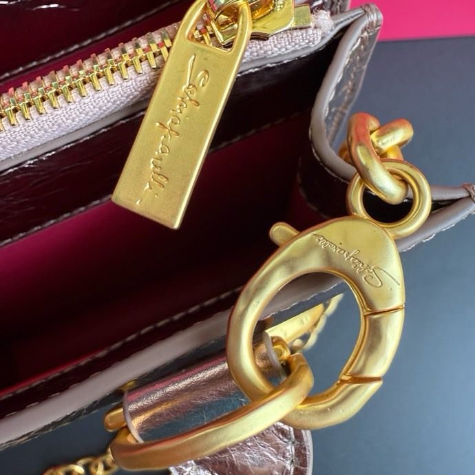 A bag leather women's 20 cm фото 3