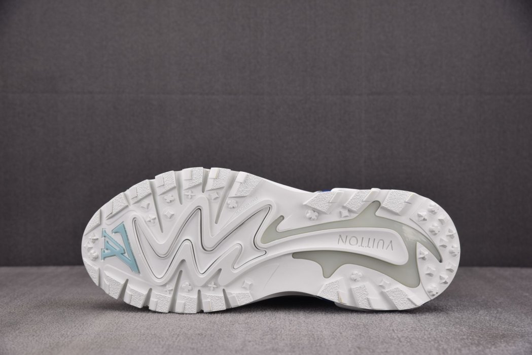 Кроссовки LOUIS VUITTON Runner Tatic White Blue фото 4