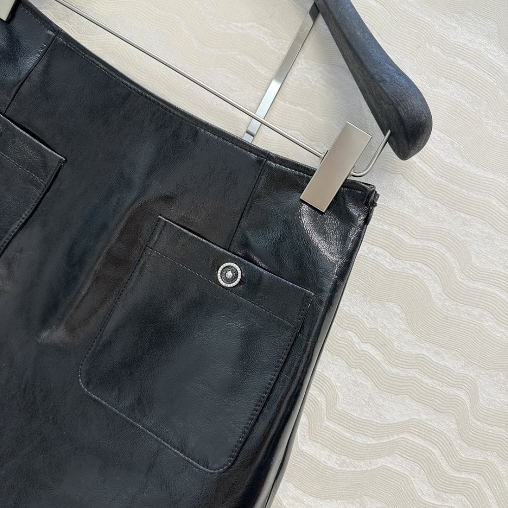 Skirt leather фото 3