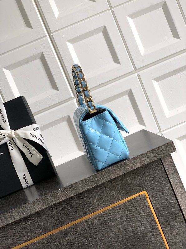 Сумка кожаная CHANEL 25P 18 см фото 5