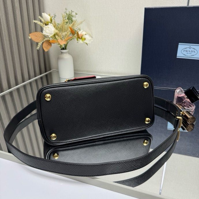 Сумка кожаная Double Bag mini 1BG443 25 см фото 8