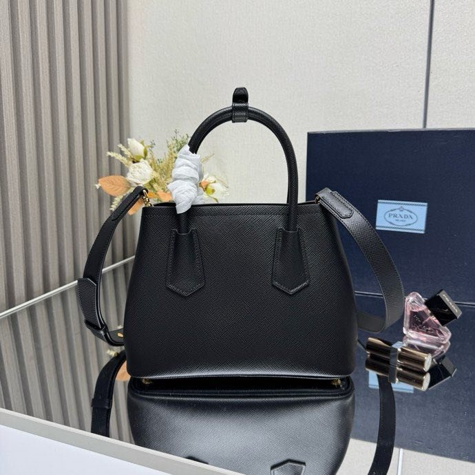 Сумка кожаная Double Bag mini 1BG443 25 см фото 8