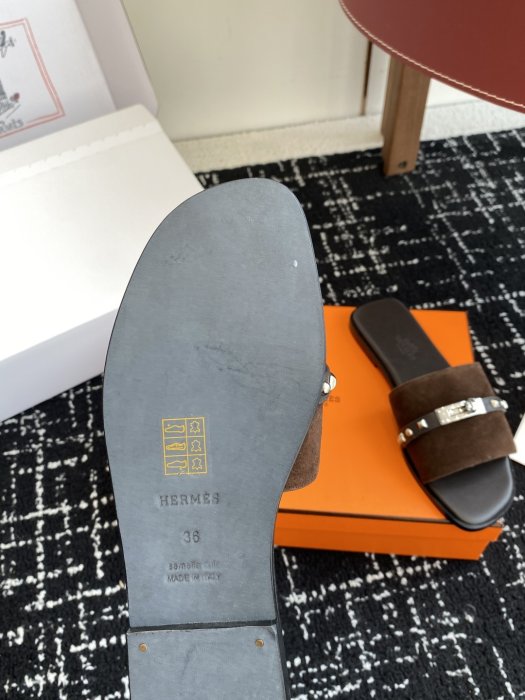 Шлепанцы женские Hermes Kelly фото 9