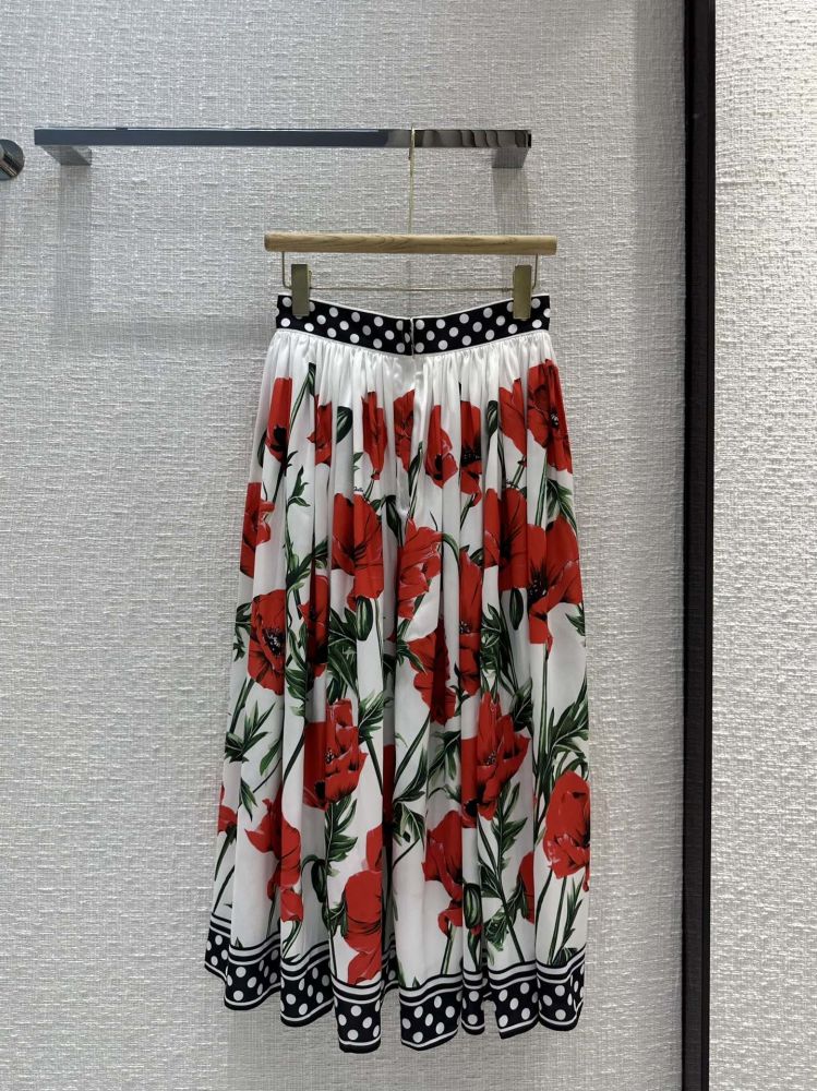 Skirt from flower print фото 7