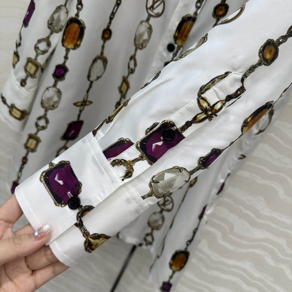 Рубашка шелковая женская фото 7