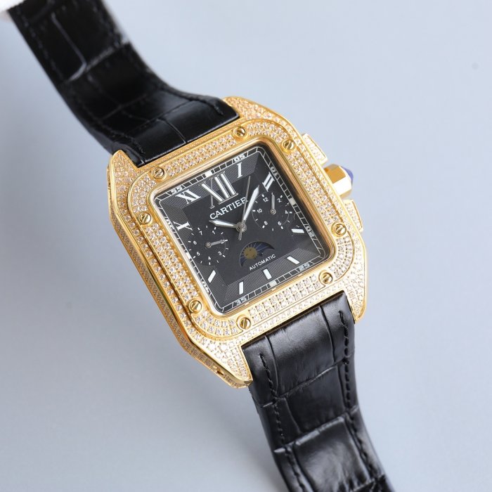 Clock Wrist 42 mm Cartier Santos фото 7