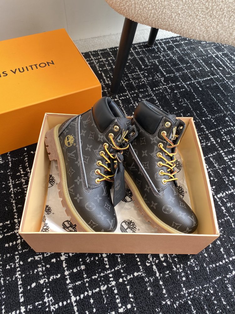 Ботинки женские Louis Vuitton x Timberland фото 3