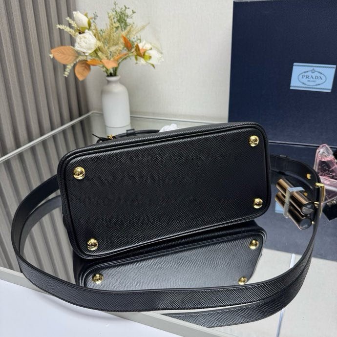 Сумка кожаная Double Bag mini 1BG443 25 см фото 5