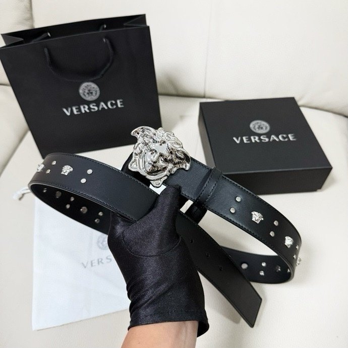 Belt leather 40 mm фото 5