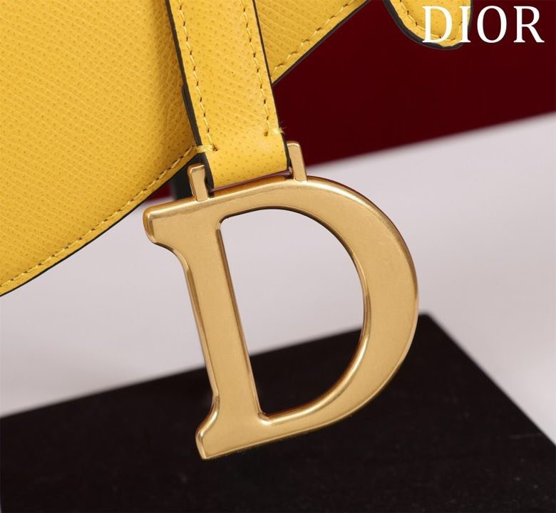 Сумка кожаная Dior Saddle 25 см фото 7