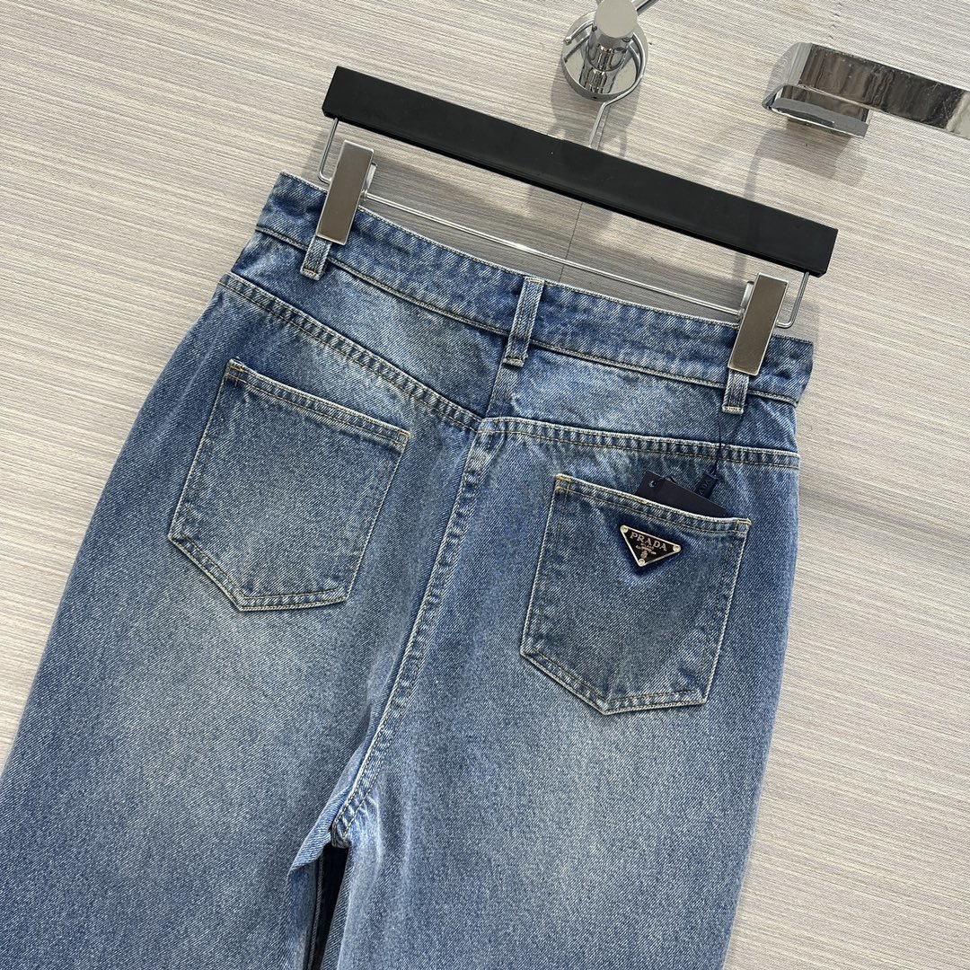 Прямі еластичні джинси весняні жіночі фото 9