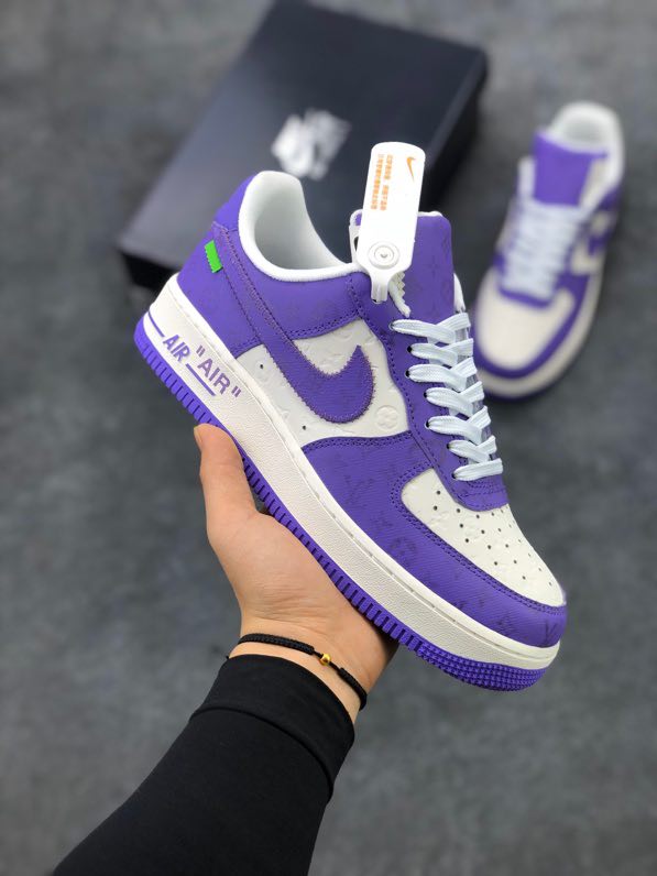 Кросівки  Air Force 1 White Violet DM0970-101