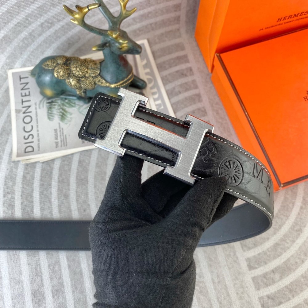 Belt leather 38 mm фото 4