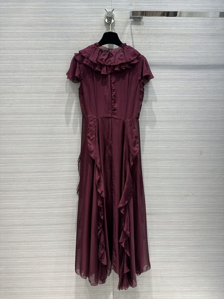 Long silk dress фото 9