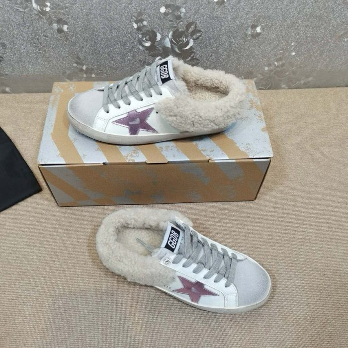 Кроссовки Golden Goose Super Star на меху фото 6