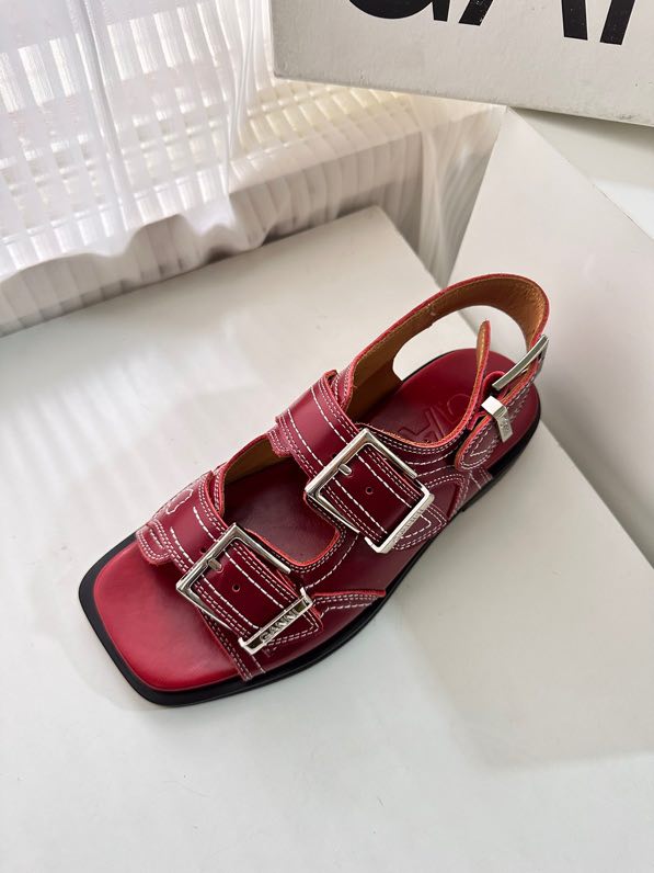 Sandals Muller leather фото 7
