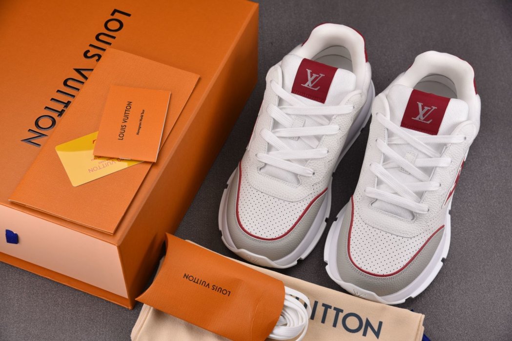 Кроссовки LOUIS VUITTON 2025 Classic White Red фото 7
