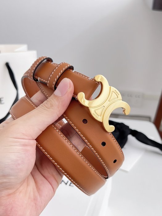 Belt leather female 2.5 cm