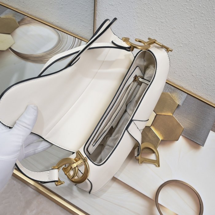 Сумка шкіряна жіноча Dior Saddle 25 см фото 7