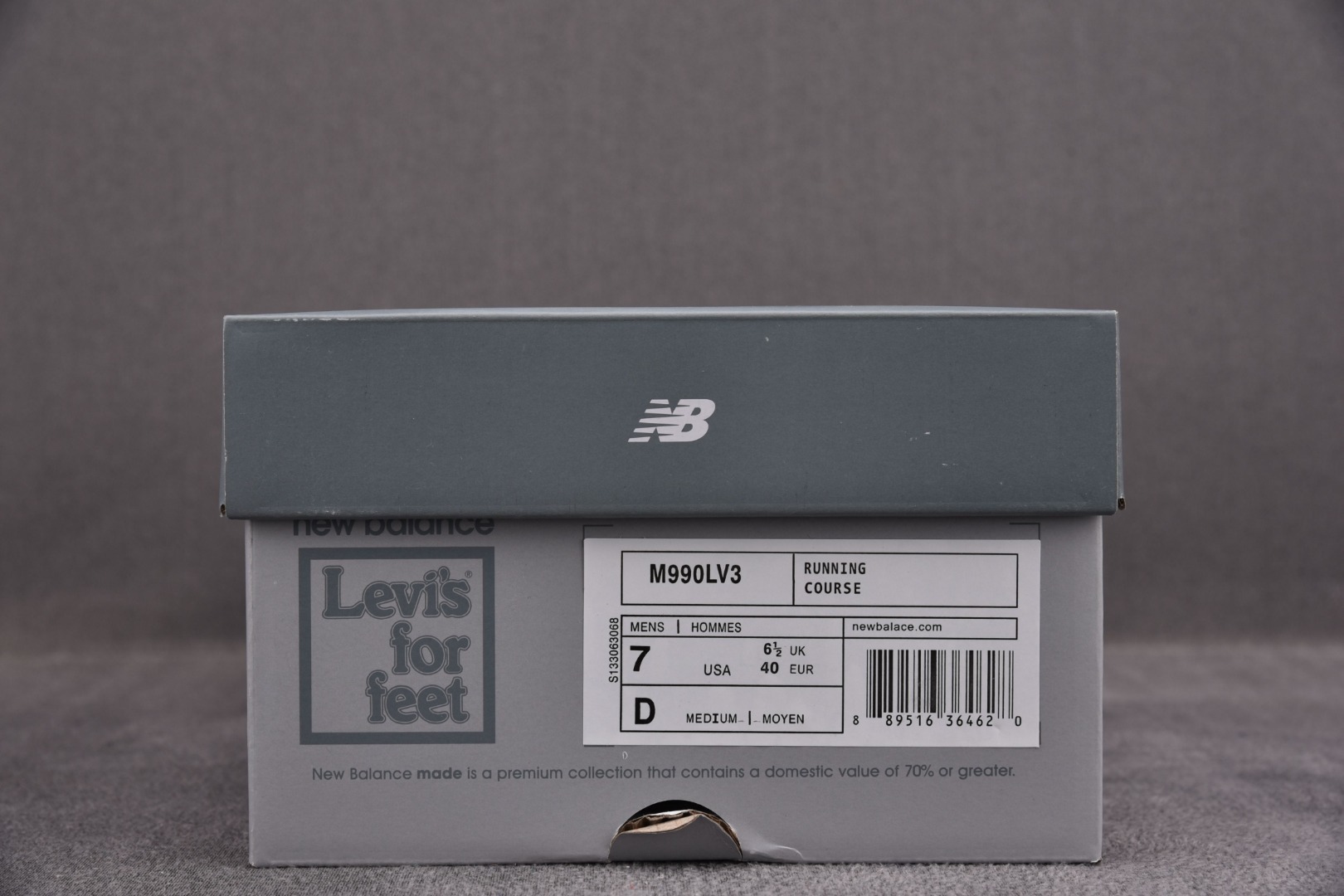 Sneakers NB 990 V3 Grey M990LV3 фото 6