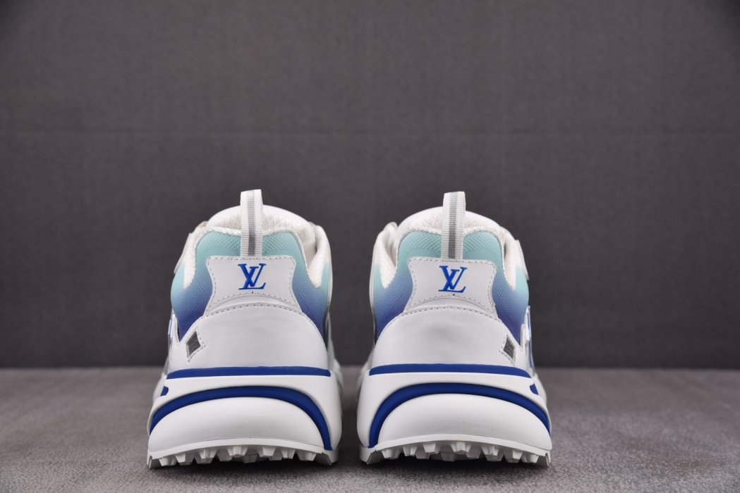 Кроссовки LOUIS VUITTON Runner Tatic White Blue фото 5