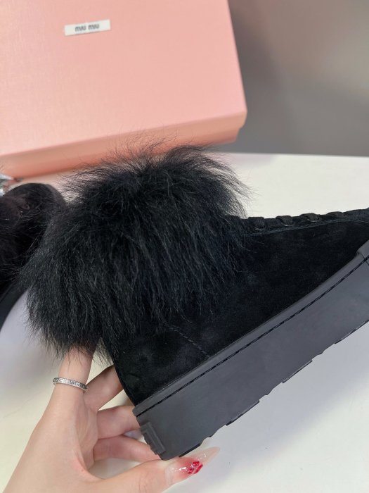 Sneakers from fur winter фото 8