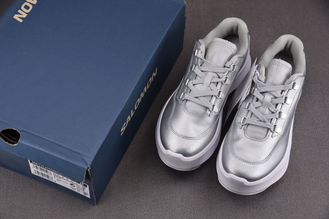 Кроссовки CDG x Salomon SR811 Leather Platform фото 7