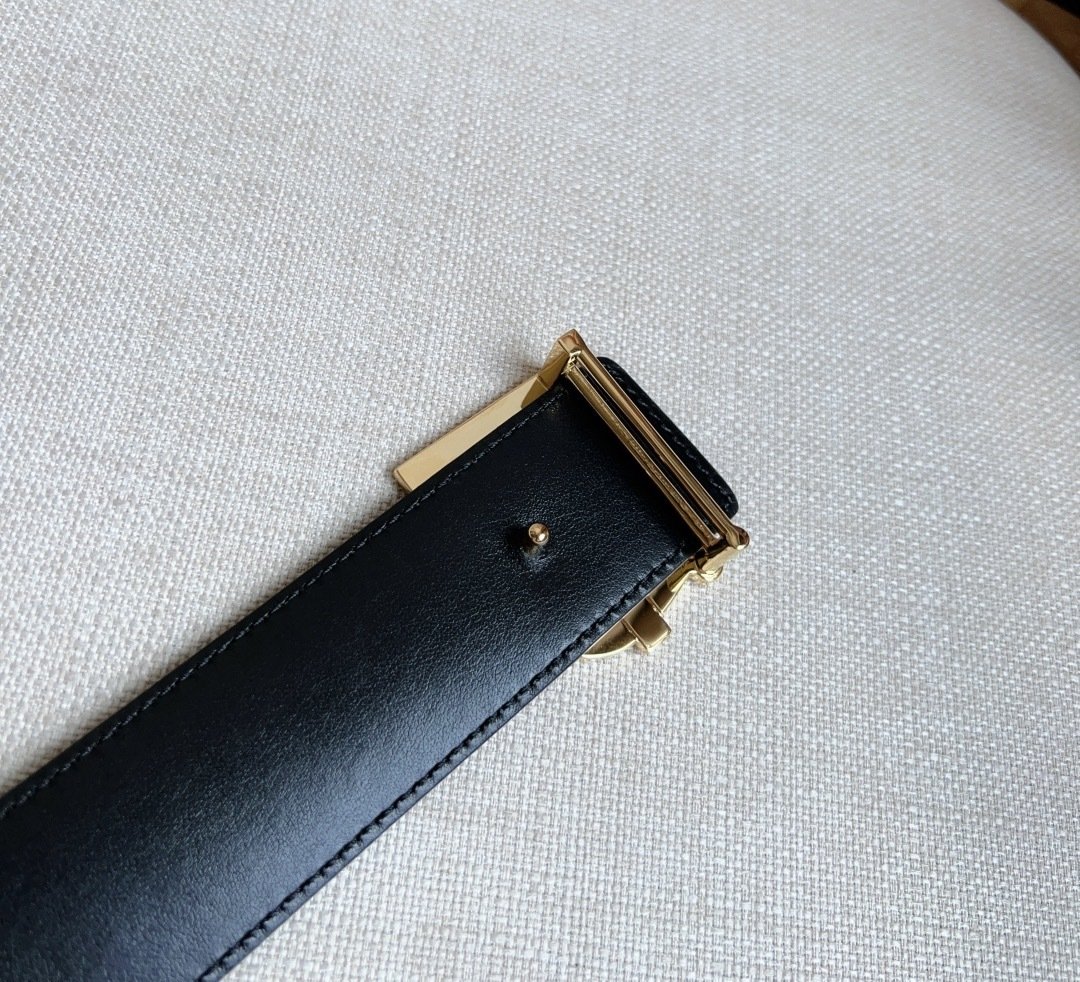 Belt leather 40 mm фото 6