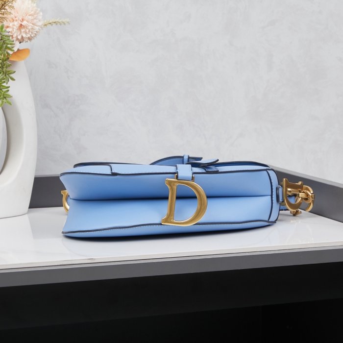 Сумка кожаная женская Dior Saddle 24 см фото 6