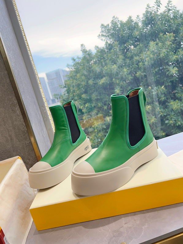 Ботинки женские зеленые фото 3