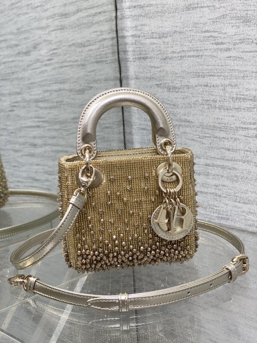 A bag women's Lady Dior Micro 12 cm